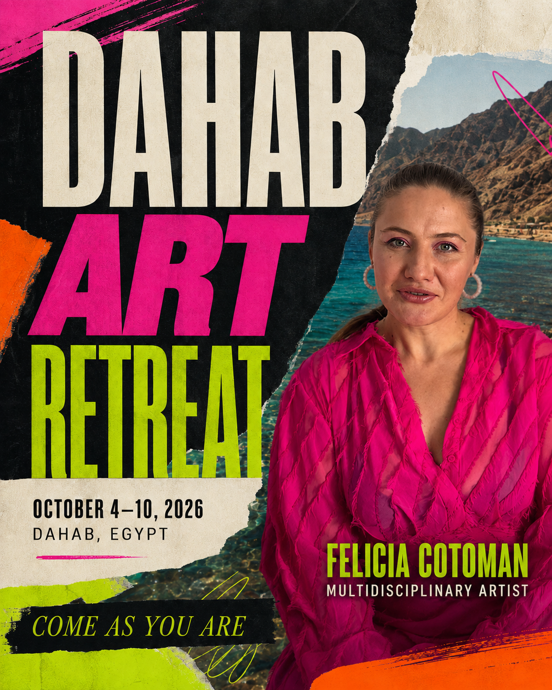 Dahab Art Retreat poster