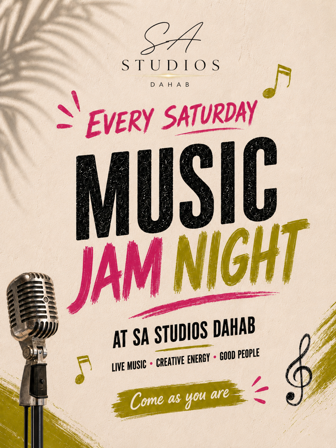 SATURDAY NIGHT JAM | FREE ENTRY poster